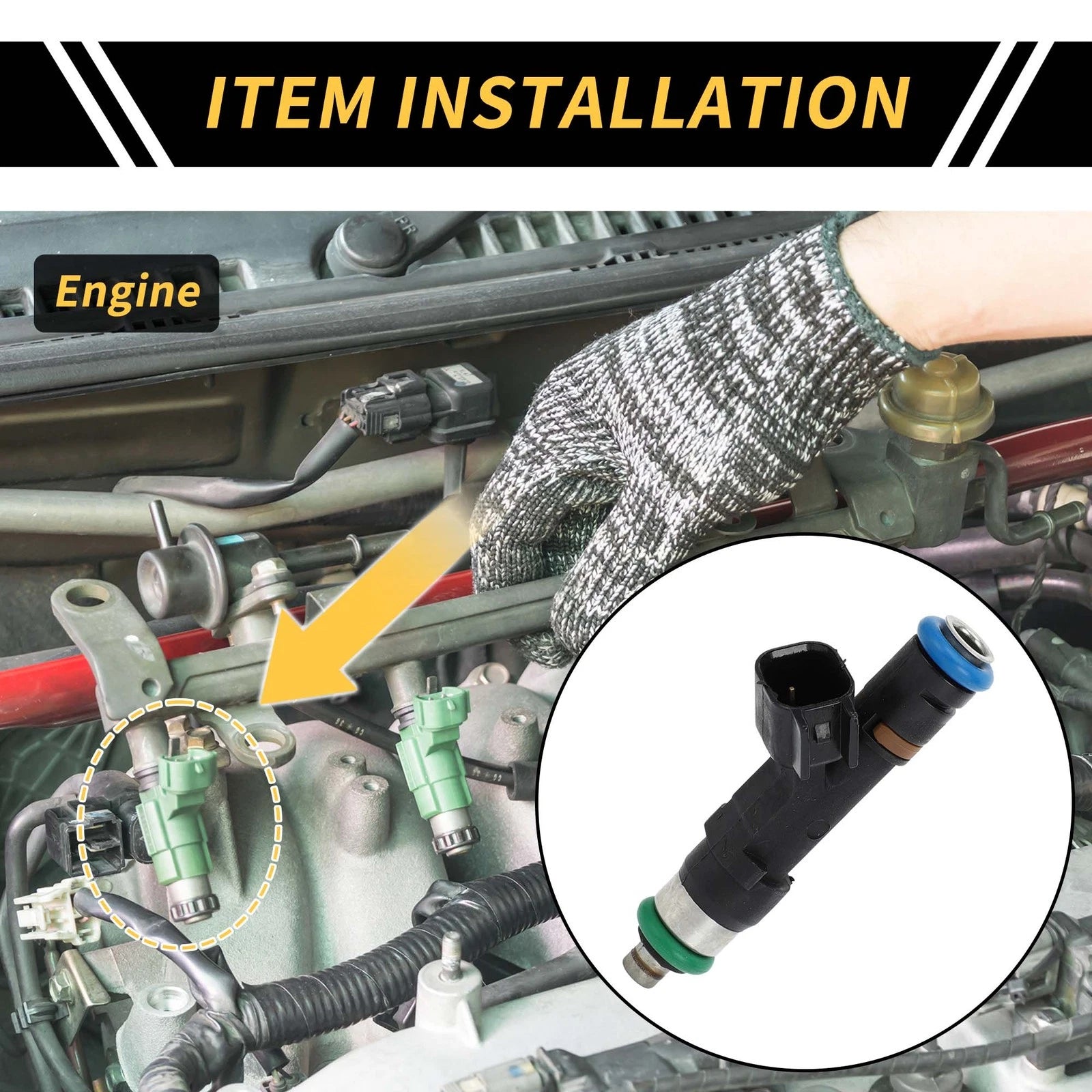 Fuel Injector Replacement 4 Hole Nozzle for Ford Ranger (2006–2010)
