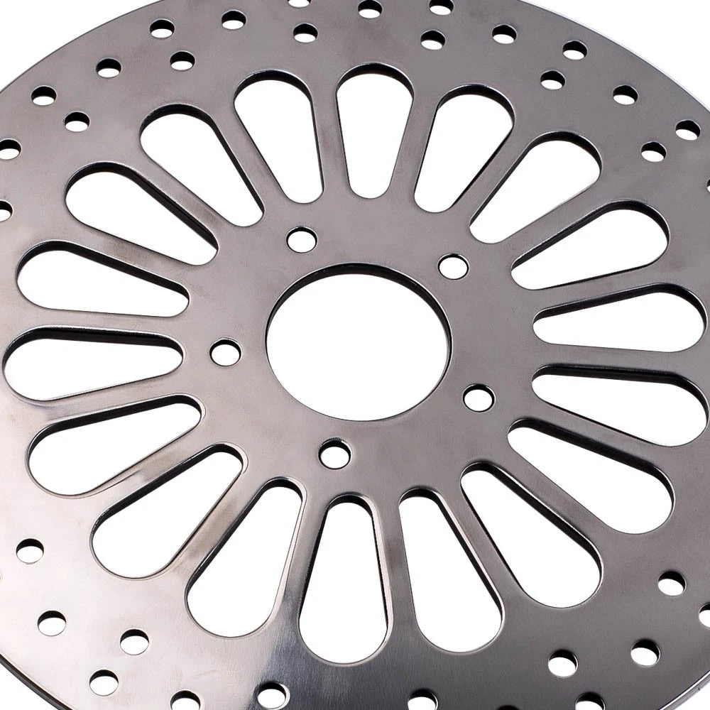 2X 11.8" Polished Front Brake Rotor Disc for