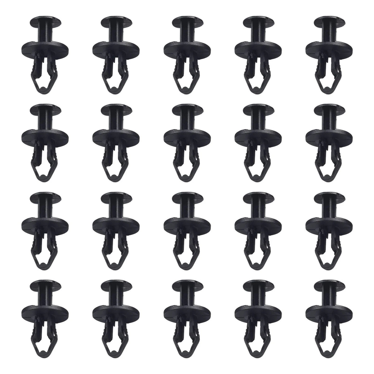 Undertray Rivets Set of 10 for Tesla Model 3 (2017) - Black ABS