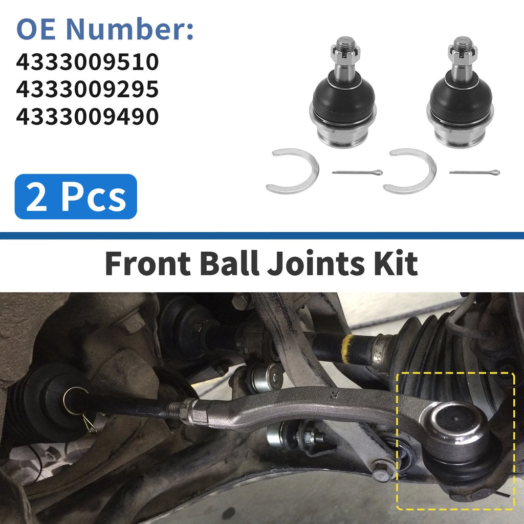2 Pcs Front Lower Ball Joints Replacement for Toyota Tacoma (2005–2022)
