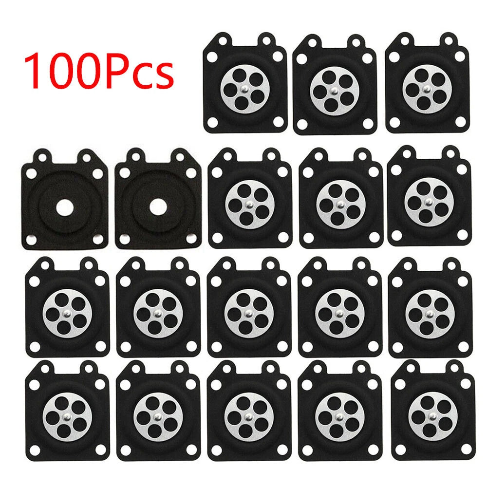 100Pcs Carburetor Metering Diaphragm for Walbro (95-526-9-8, 95-526-9, 95-526)