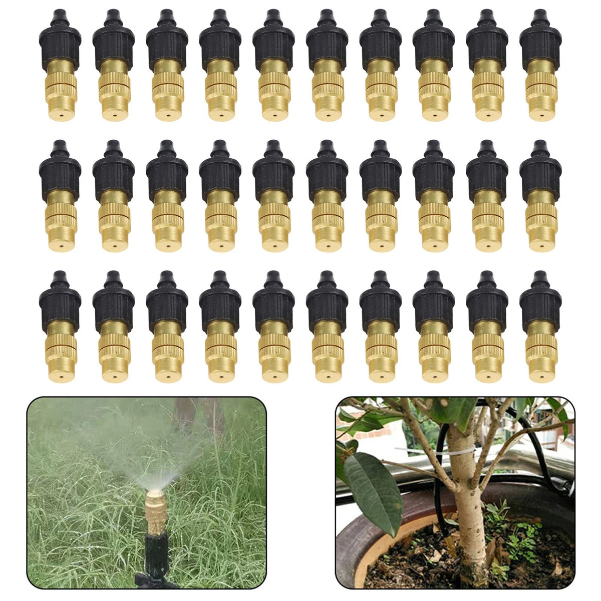30 Pcs Misting Nozzle Set for Gardening