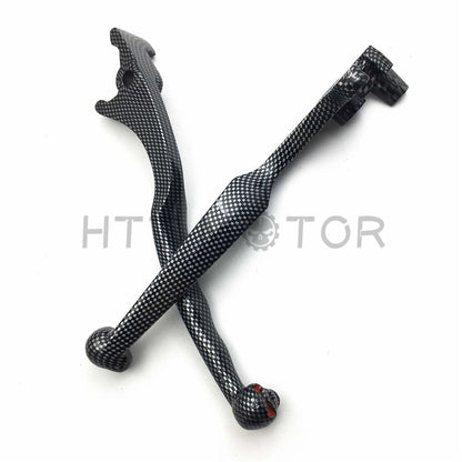 Carbon Skull Brake Clutch Levers for Kawasaki Vulcan 1500 1600 (1996–2009)