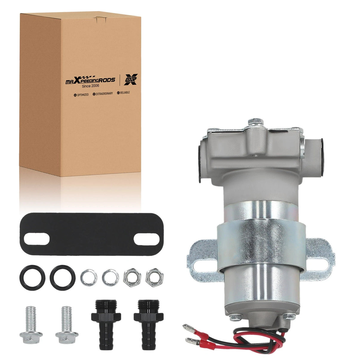 Electric Fuel Pump 140 GPH 3/8" NPT Ports for Carbureted Applications