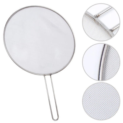 Stainless Steel Cooking Oil Cover for Splash Prevention (No Part Numbers)