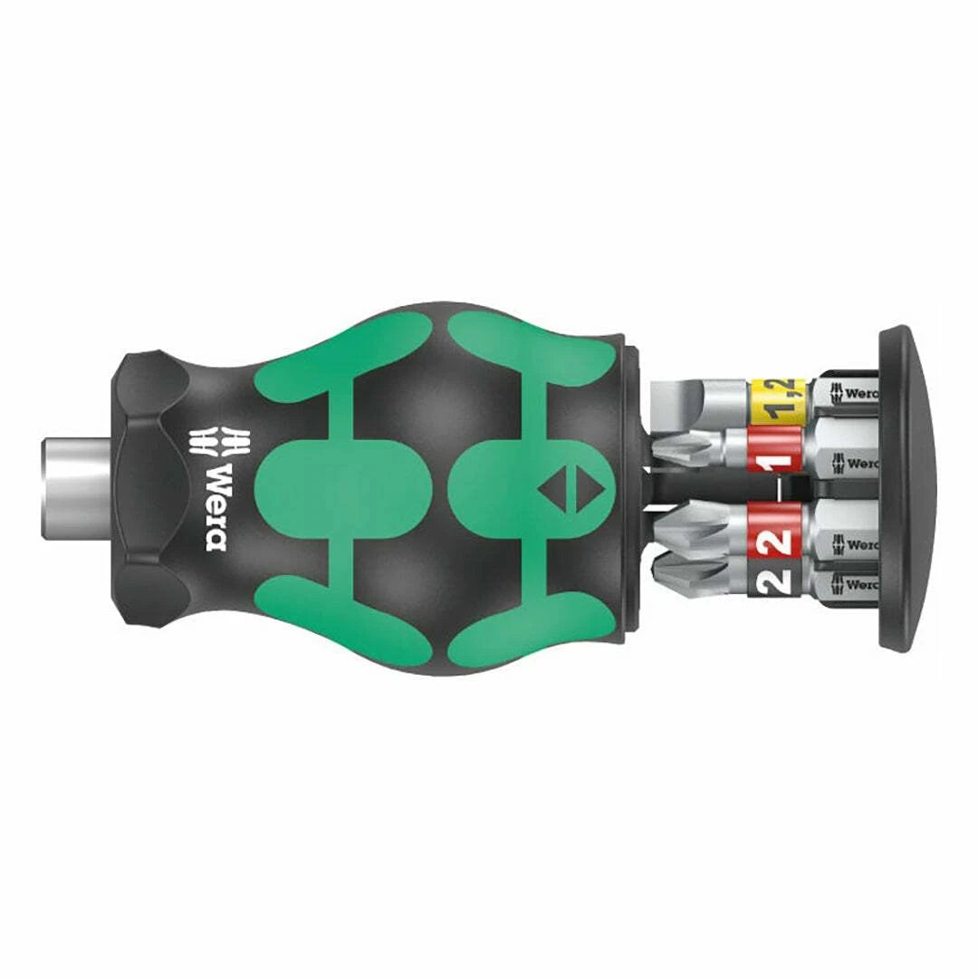 Set of 6 Wera Bitholding Stubby Screwdrivers - 05008874001