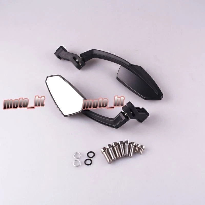 7/8" Handlebar End Rearview Mirrors for Honda Suzuki Yamaha (Fitment)