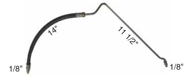 Hydraulic Power Trim Hose for Mercruiser (Replaces: 32-864959)