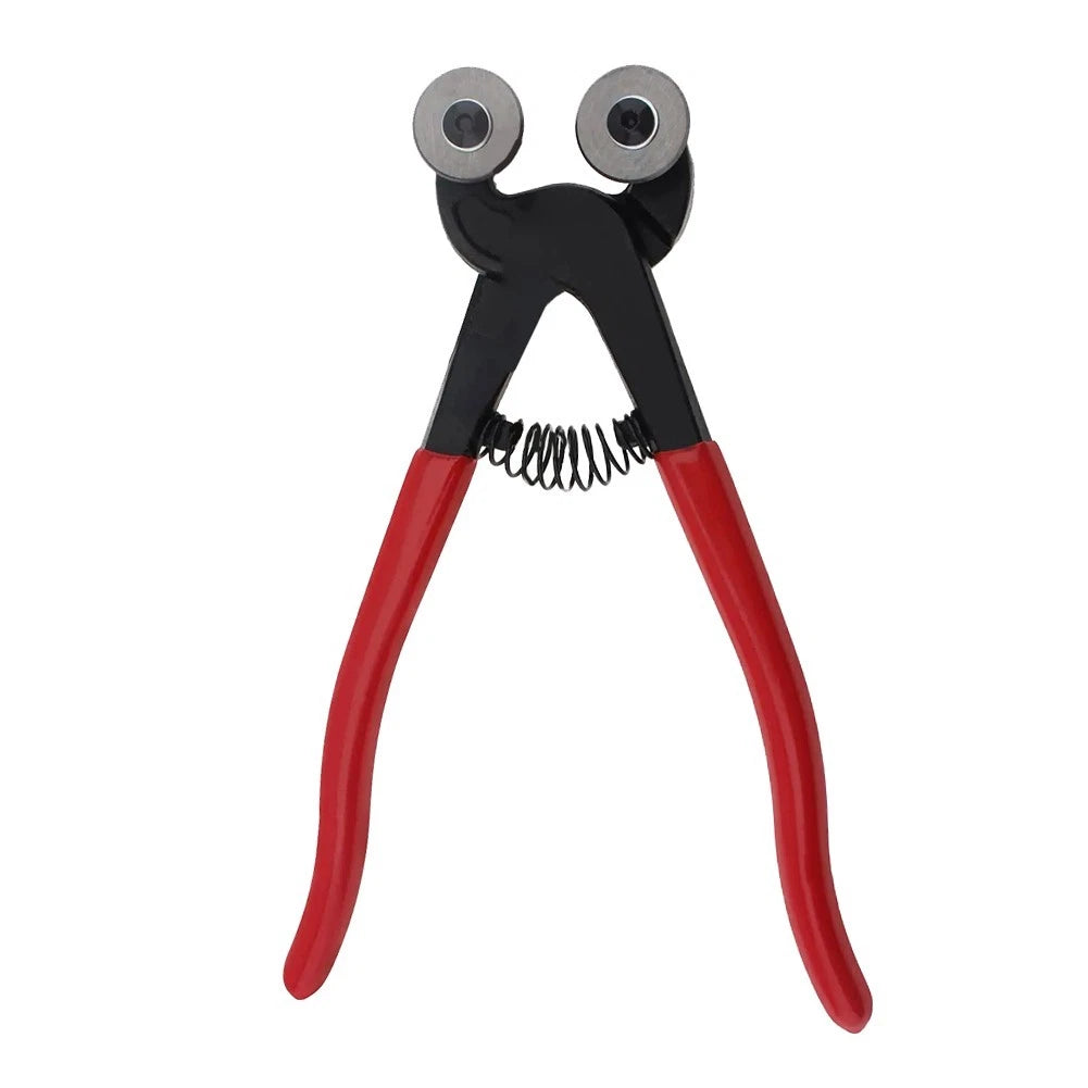 Glass Cutting Pliers for Tiles 6.5 Inch Ergonomic Handle Carbide Tip
