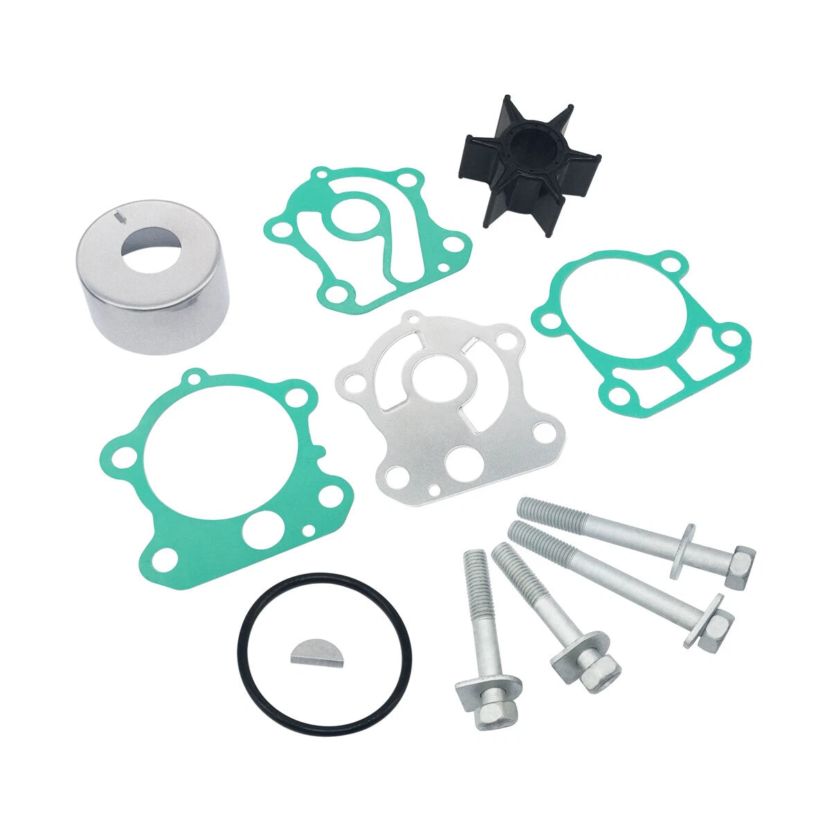 Water Pump Impeller Kit for Yamaha 2-Str 70 75 80 85 90HP 692-W0078-A0, 692-W0078