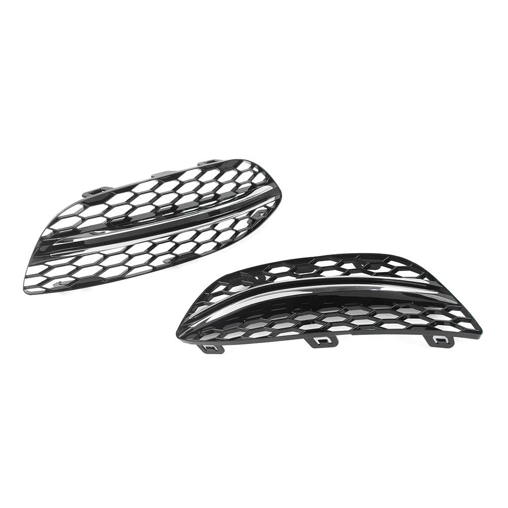 Front Bumper Fog Light Grilles Cover for Benz C Class W205 (2015–2021)
