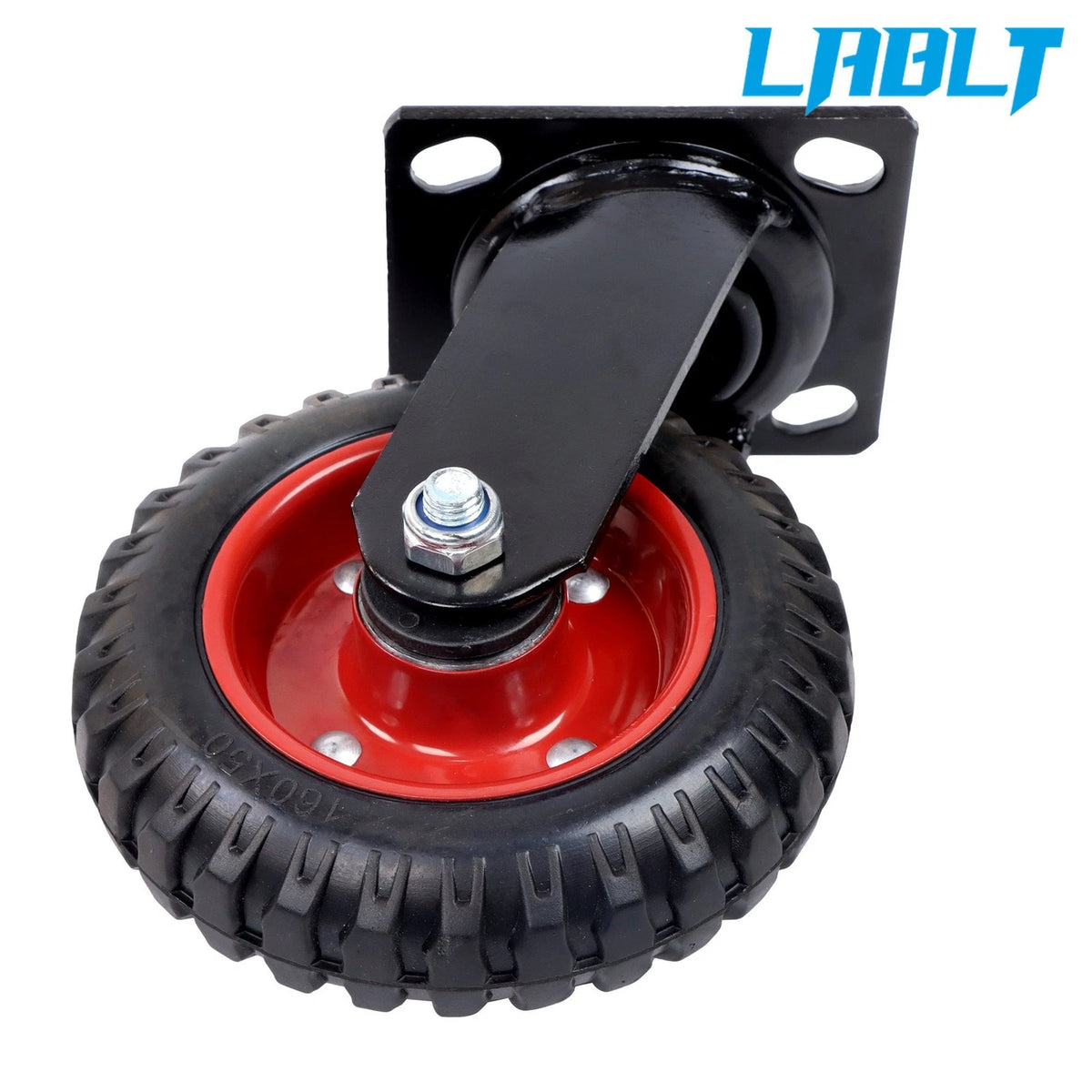 Set of 4 Heavy Duty Rubber Caster Wheels for LABLT (6 Inch)