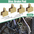 Disc Brake Pads Sintered Metal Front Rear Pair with Split Pin for Shimano