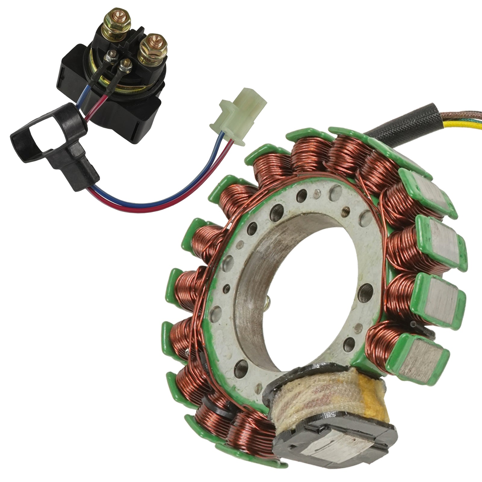 Stator and Solenoid Replacement for Yamaha Kodiak 400 YFM400FW (1993–1998)