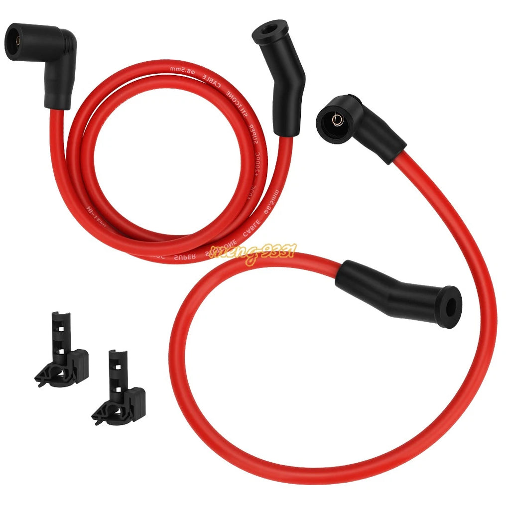 2 Pack Spark Plug Wires for Harley Davidson Electra Glide (2009–2016)