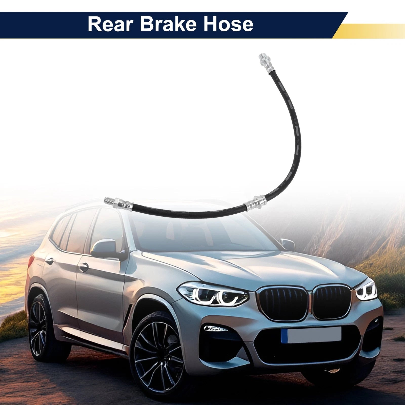 Rear Brake Hose Replacement for BMW X3 E83 2.0d (2004–2007)