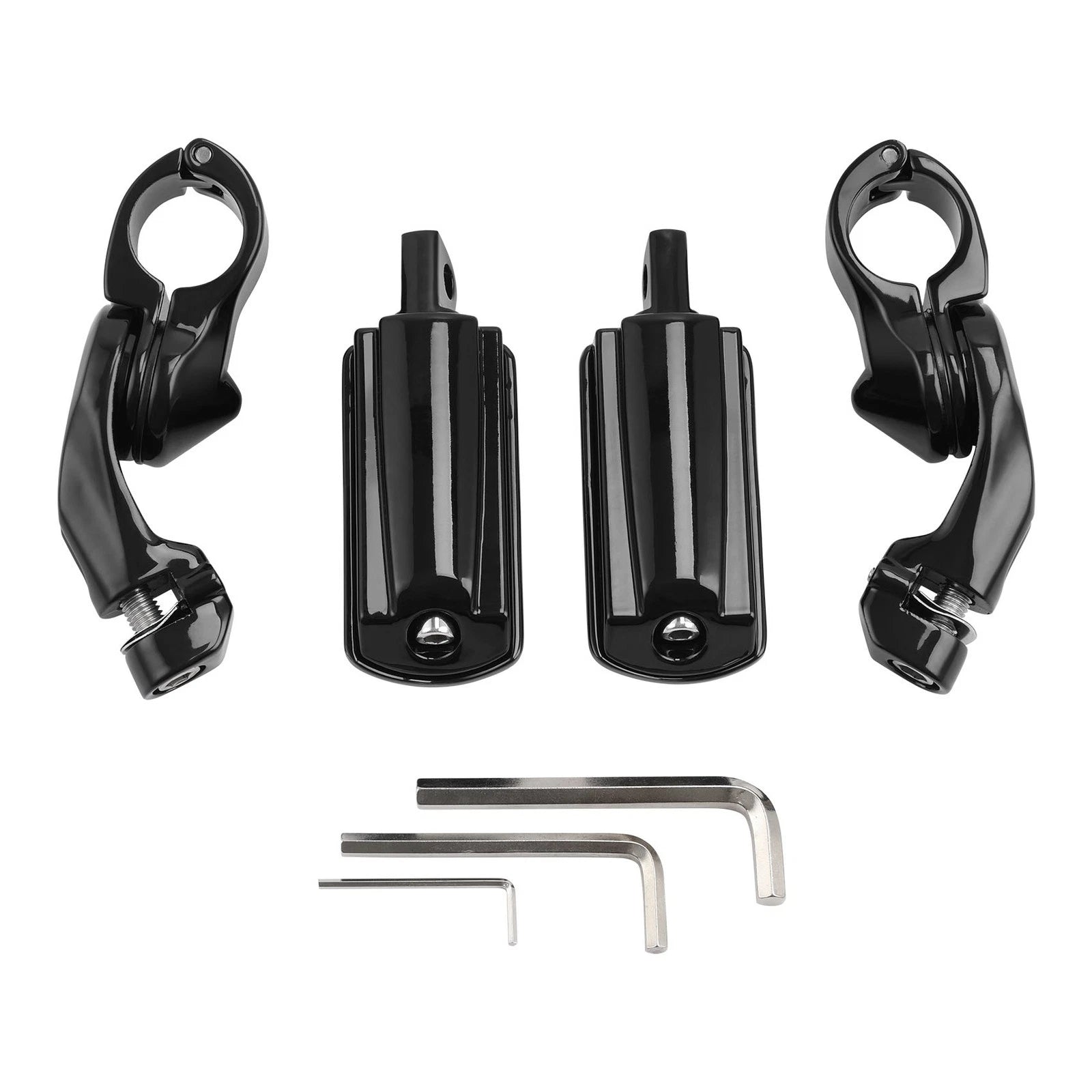1-1/4" Universal Highway Foot Pegs for Harley (Fit Engine Guards)