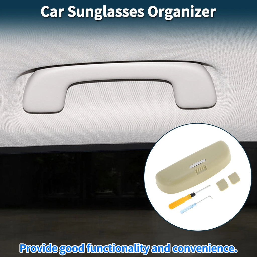 Car Sunglasses Case Storage Box for Mitsubishi Outlander Eyeglasses Holder