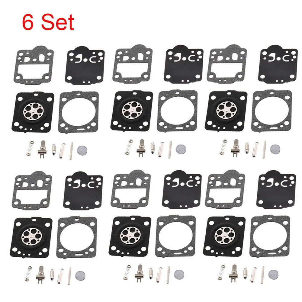 Set of 6 Carburetor Rebuild Kits for ZAMA RB-149 C1T Jonsered CS2234 Husqvarna