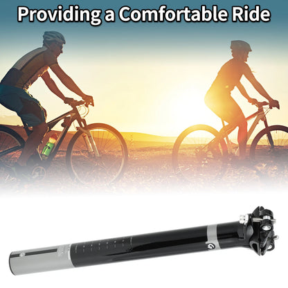 30.8mm Bike Seat Post for Various Bikes (30.8x300mm) - Gloss Black Gray
