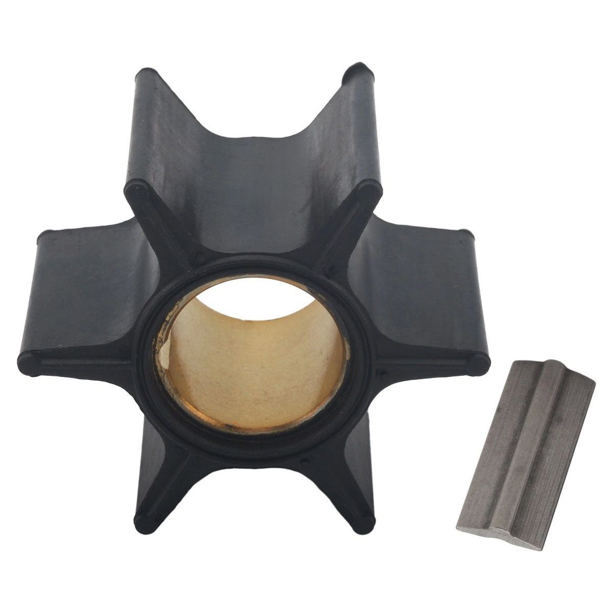 Water Pump Impeller & Key for Mercury Outboard 2 Stroke (65-225 HP)