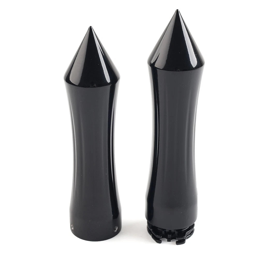 1" Motorcycle Spike Handlebar Hand Grips With Throttle For Harley For Kawasaki