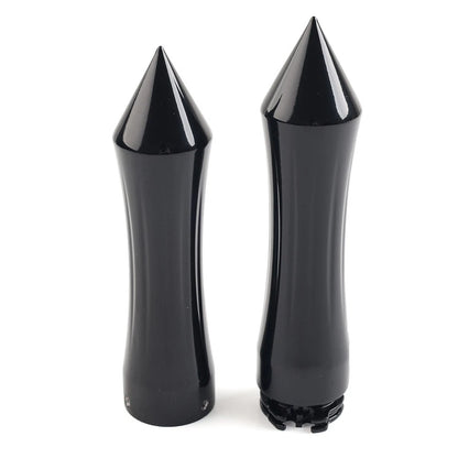 1" Motorcycle Spike Handlebar Hand Grips With Throttle For Harley For Kawasaki