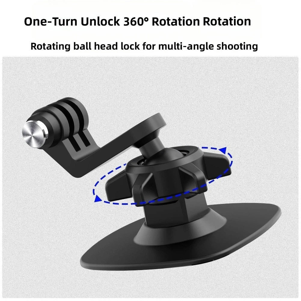 Flexible Helmet Mount for DJI Cameras (360 Degree Rotating)