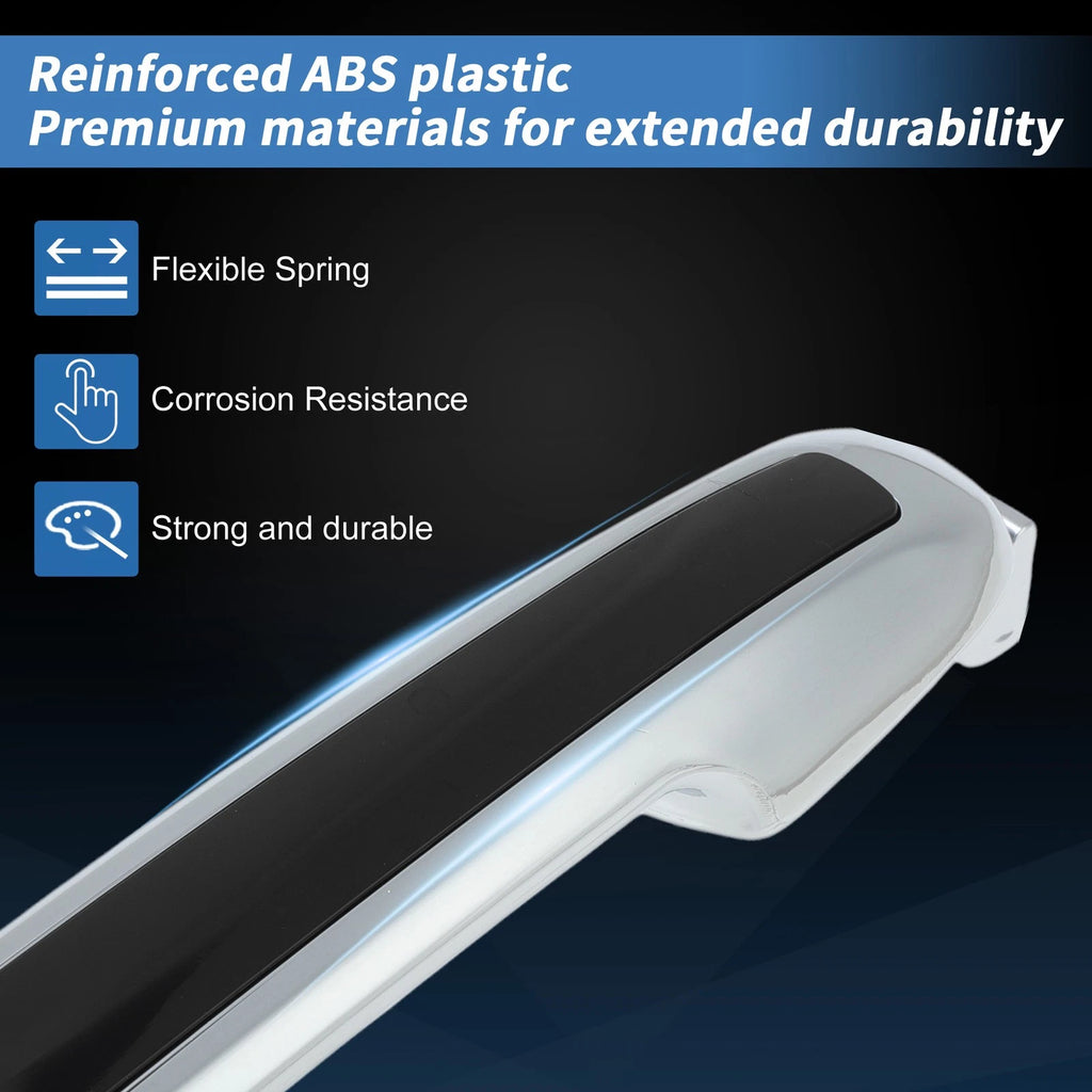 Exterior Door Handle Set 4Pcs Replacement for Hyundai Sonata (2005–2010)