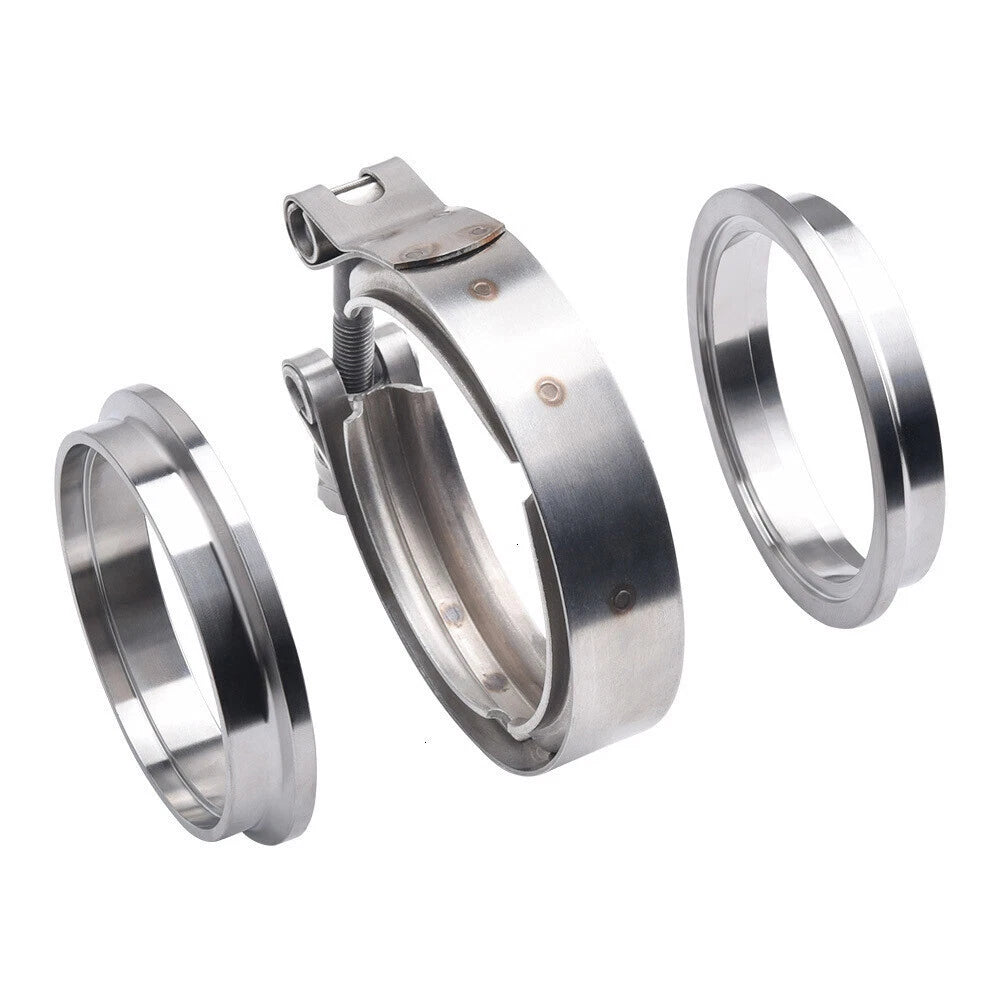 2.5 Inch V-Band Clamp Flange Kit for Exhaust Downpipe (Suitable for )