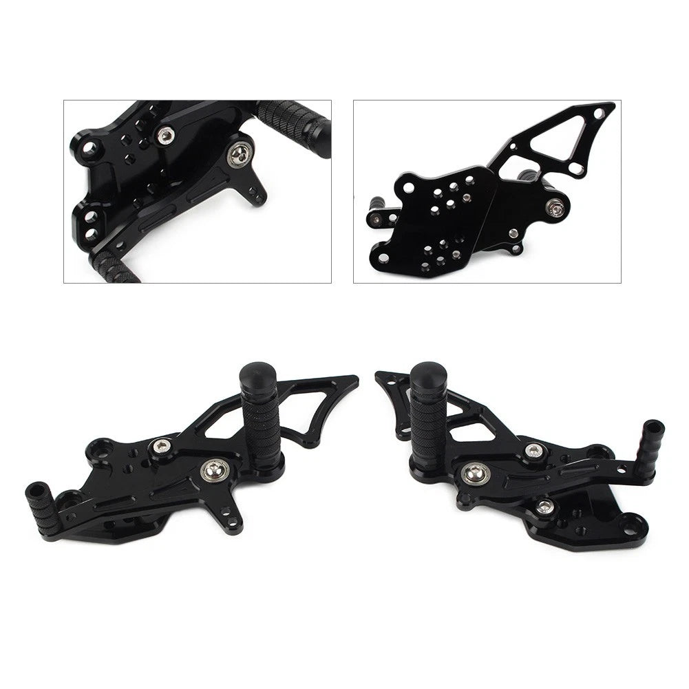 Rear Sets Foot Pegs for Kawasaki Ninja 300R EX300 (2013–2016) Black
