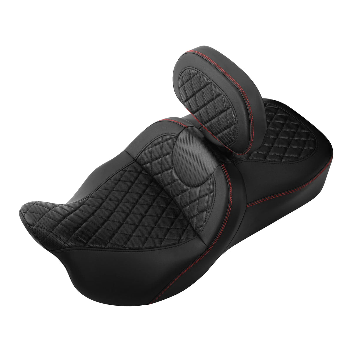 Driver Passenger Seat & Rider Backrest for Harley Touring Tri Glide (2009–2023)
