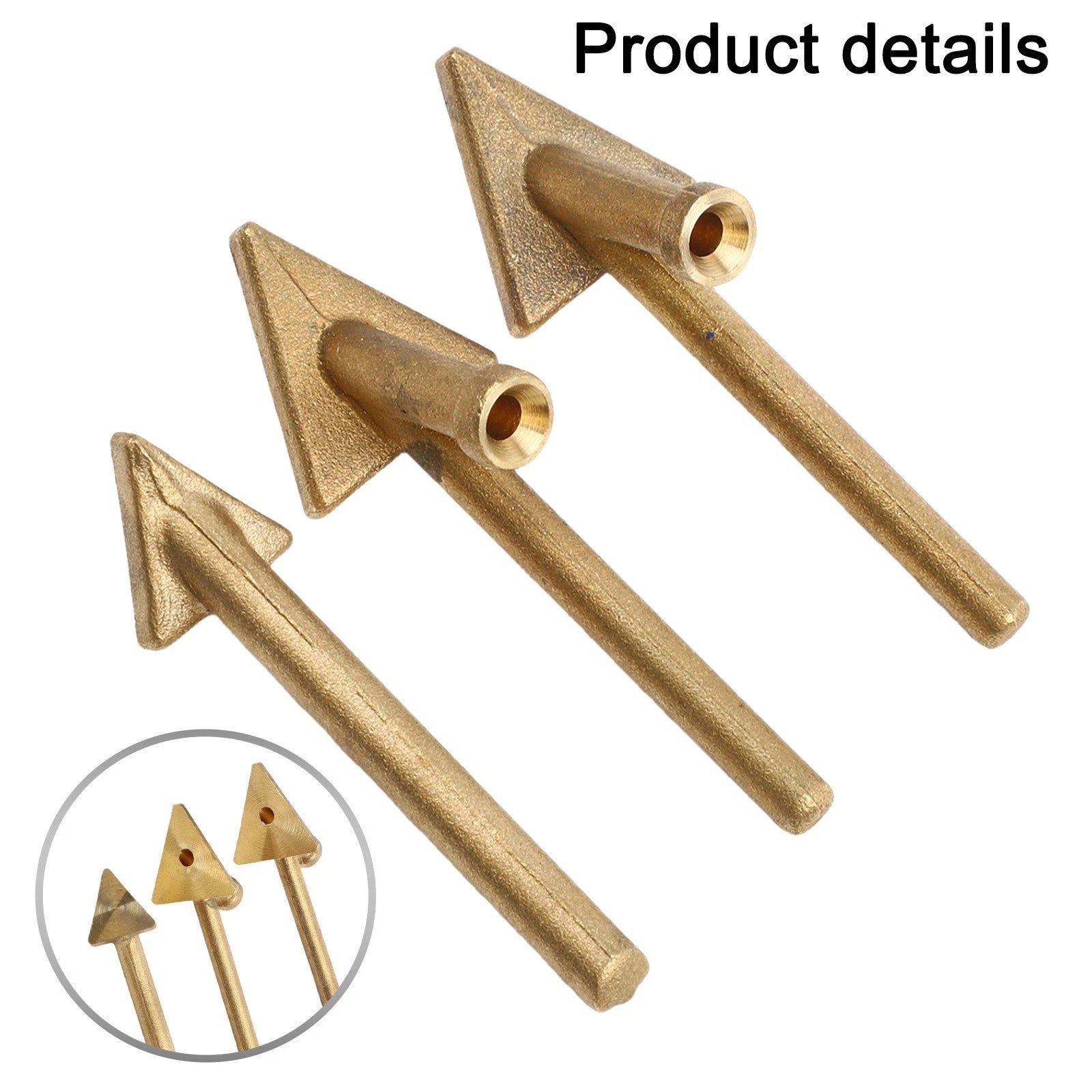 3X 80 Watt Iron Plastic Welding Tips for Auto Bumper Repair