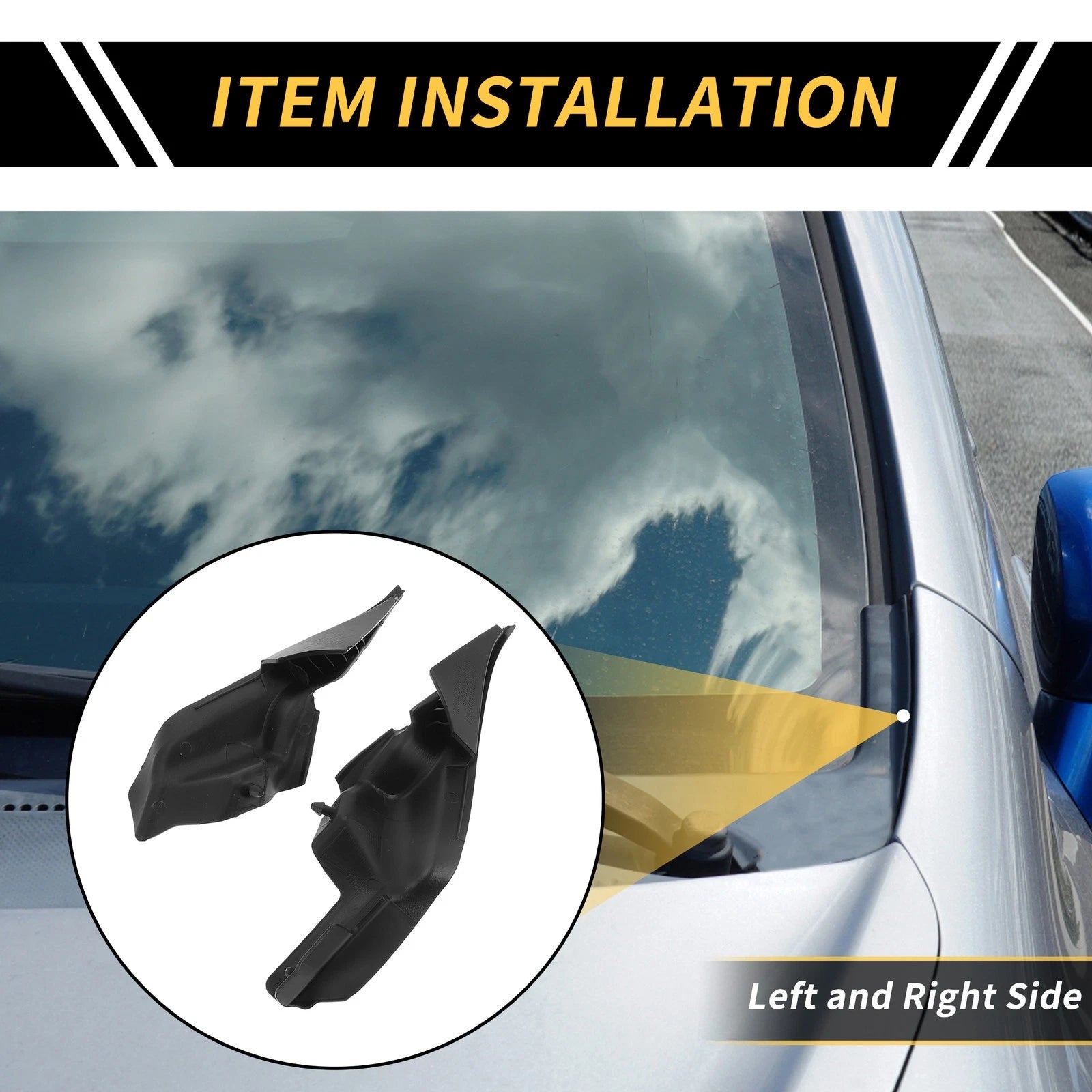Front Windshield Wiper Cowl Cover for Toyota Tundra (2014–2021)