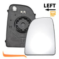 Heated Left Driver Side Mirror Glass Replacement for Dodge Ram (2002–2008)