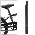 Aluminum Seat Post 31.6x400mm Replacement for Bicycle Seat Tube (Black)