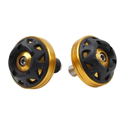 Gold Front Fork Frame Slider Wheel Crash Protection for Yamaha TMAX530 (2015–2022)
