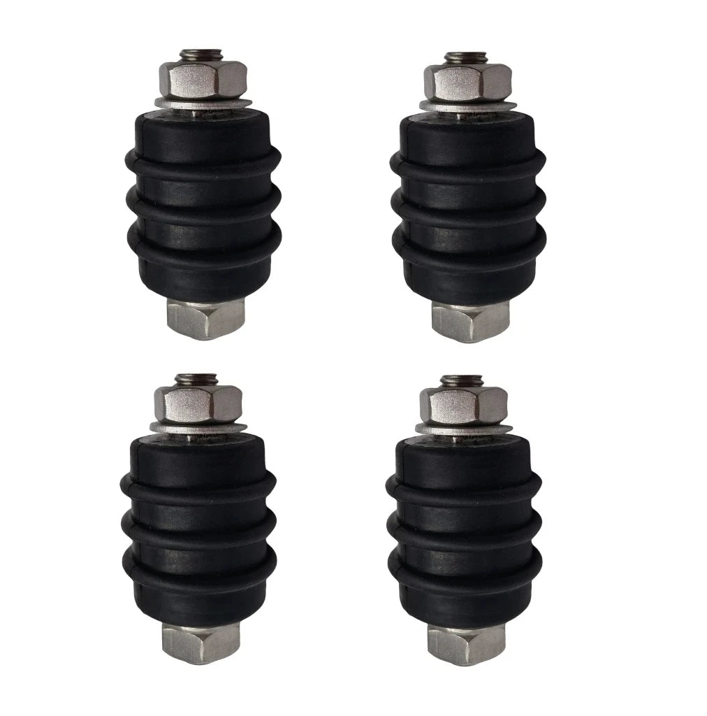 Set of 4 Upper Front Motor Mounts for Johnson Evinrude 20-35 HP (1979–2005)