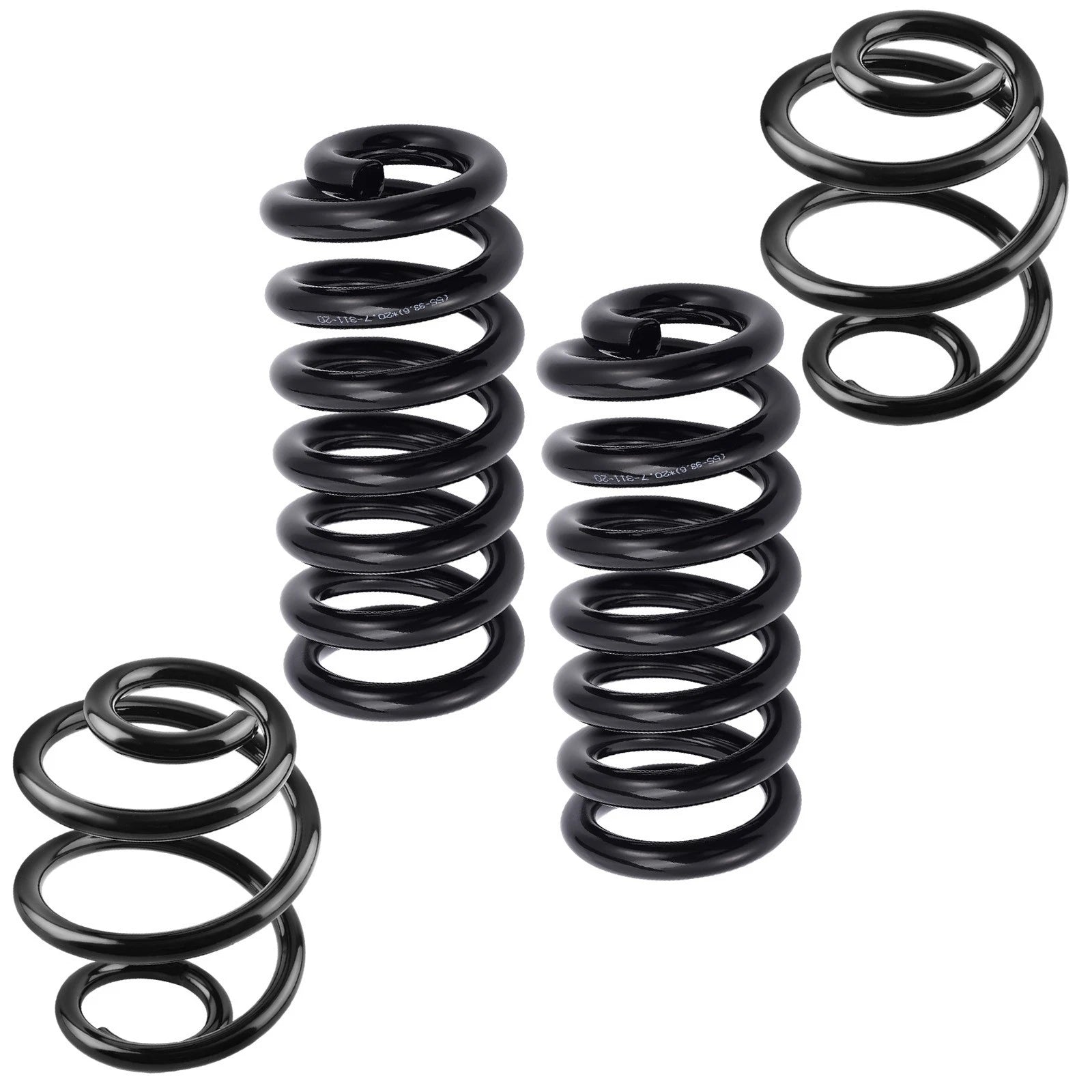 2" Front 4" Rear Lowering Springs for Chevy GMC (1963–1972)