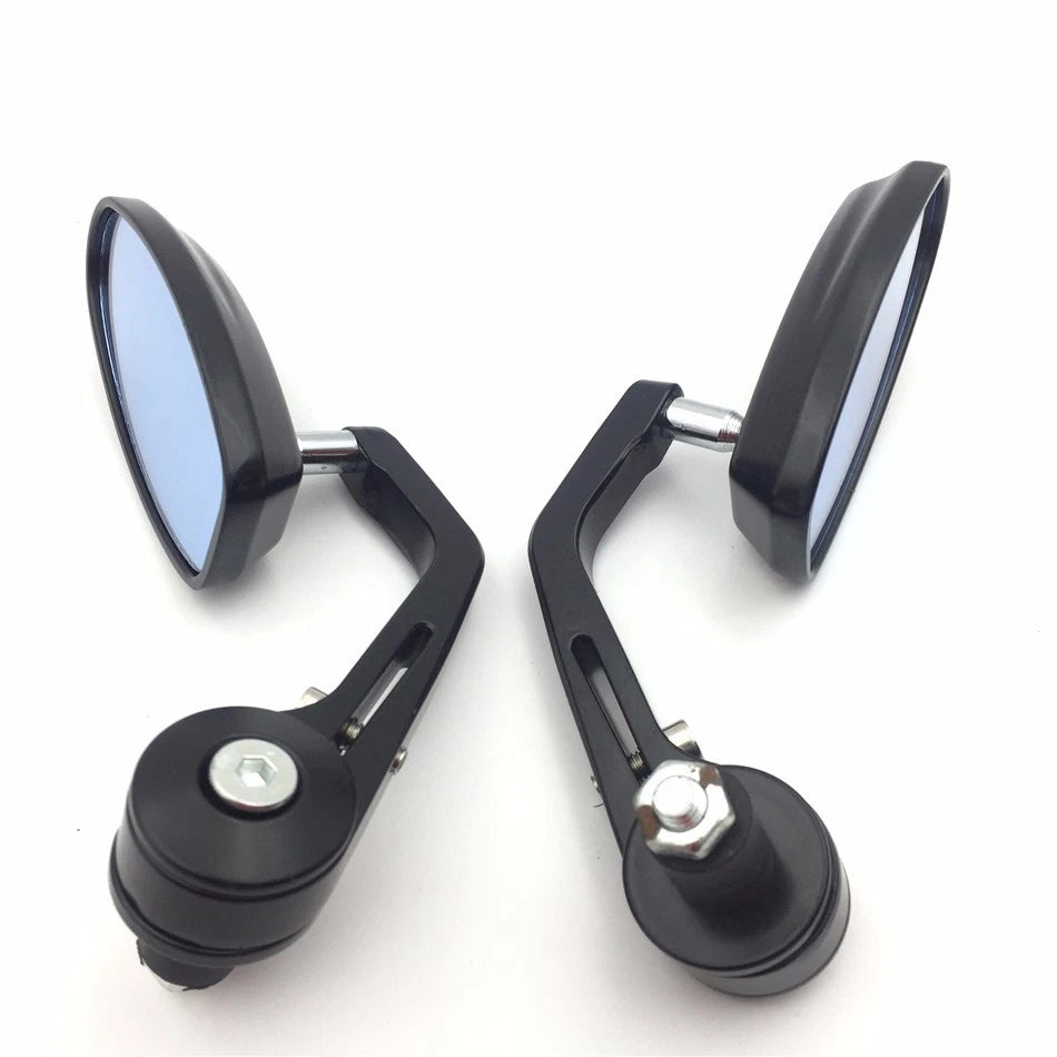 7/8" Handle Bar End Rearview Side Mirrors for Universal Motorcycle