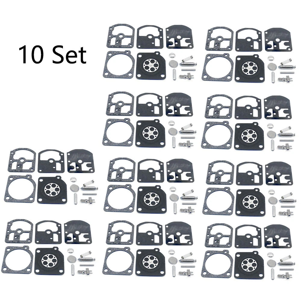 10x Carburetor Repair Kit for Zama RB-3 C1S-H2A Homelite 330 (N/A)
