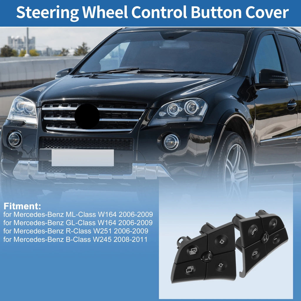 Steering Wheel Buttons Replacement for Mercedes-Benz W164 Left Right (2006–2012)