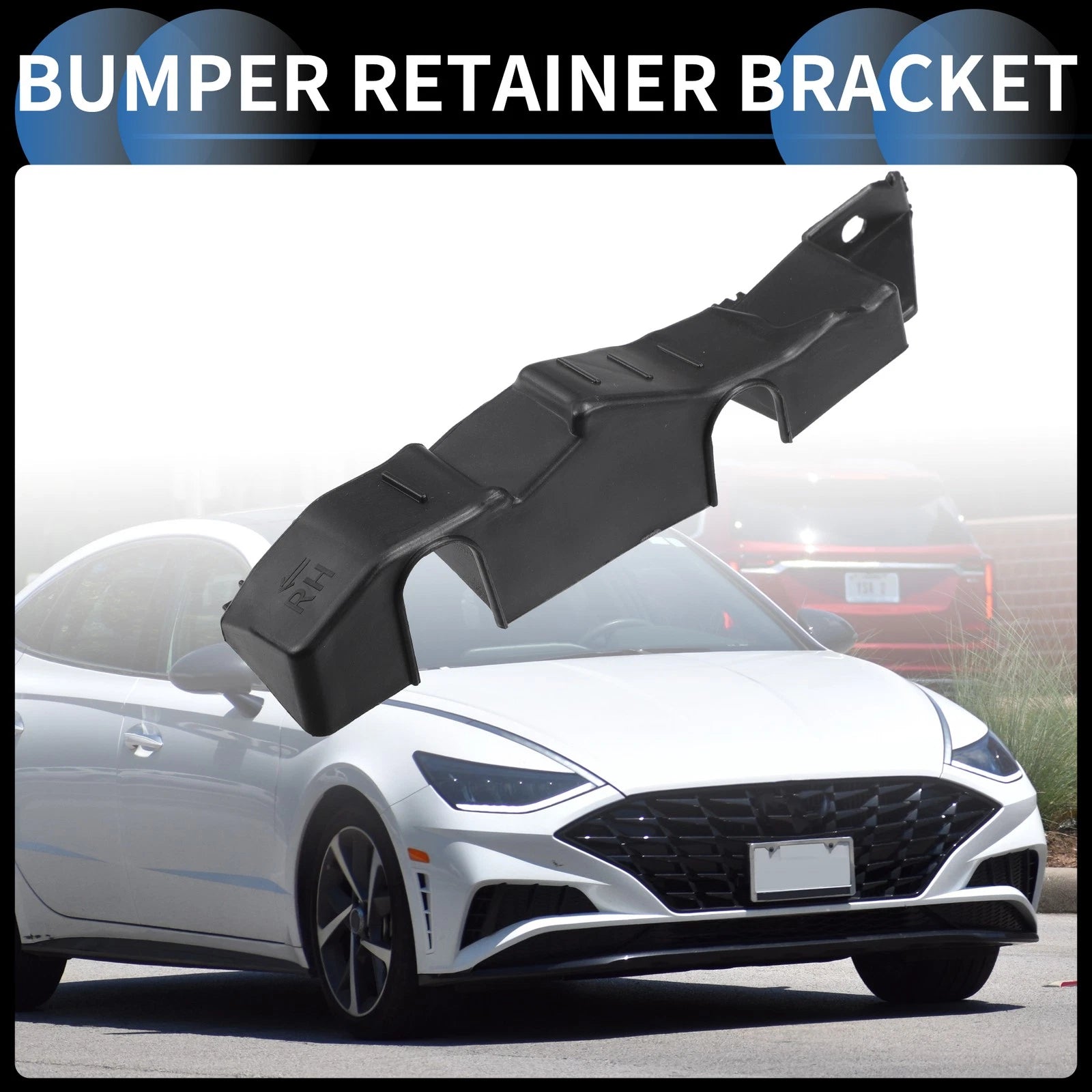 Right Front Bumper Retainer Bracket Replacement for Hyundai Elantra (2021–2023)