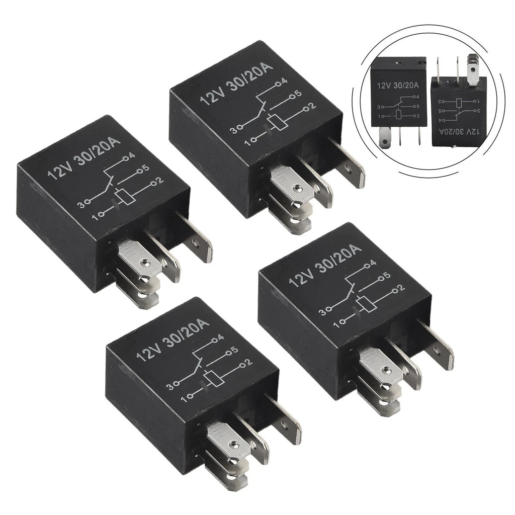 14 PCS 5 Pin Multi Purpose Relay for Automotive Applications