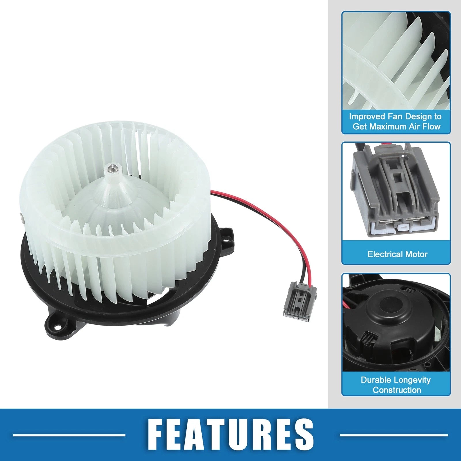 HVAC Heater Blower Motor Replacement for Dodge Dart 2016–2016