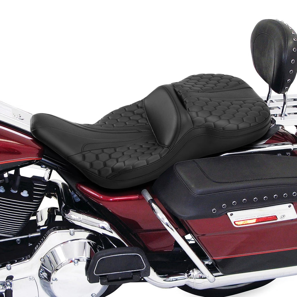 2X Driver Passenger Seat for Harley Electra Glide FLHTC (1997–2007)