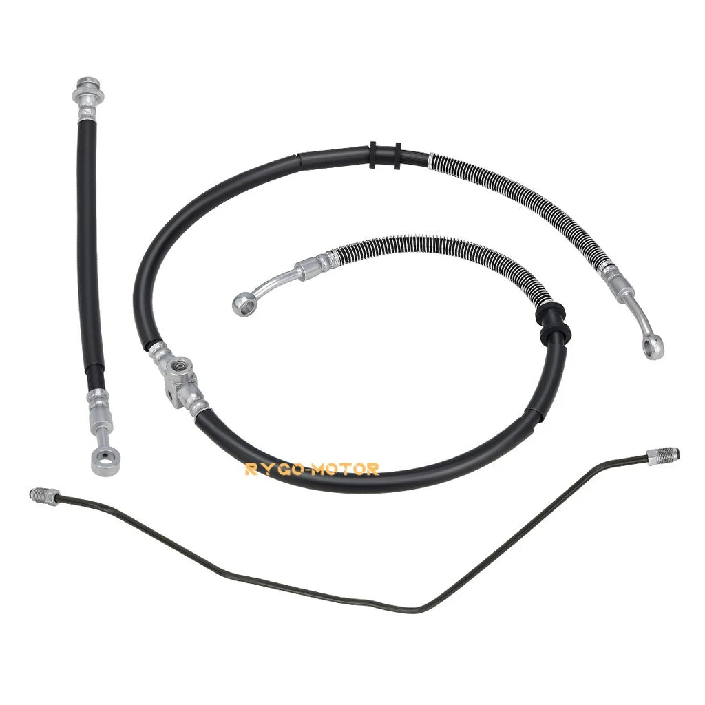 Front Brake Hose Line & Pipe Kit for Yamaha Raptor 660R (2001–2005)