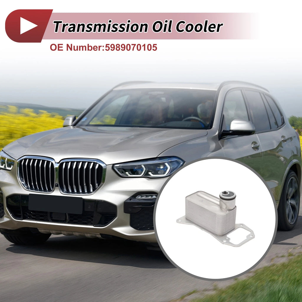 Engine Oil Cooler Replacement for BMW X5 3.0L I6 (2009–2013) Transmission Set