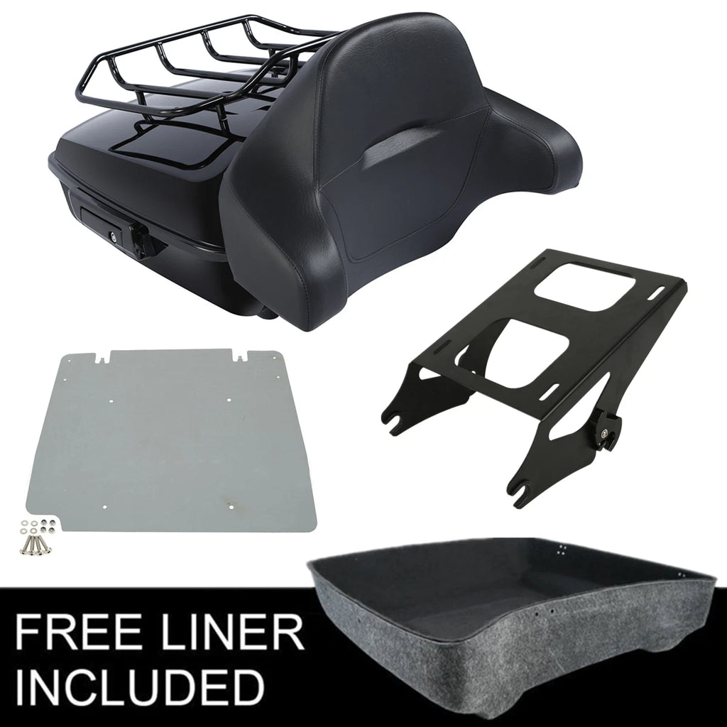 Chopped Trunk Mount Rack Plate for Harley Electra Glide (2014–Present)