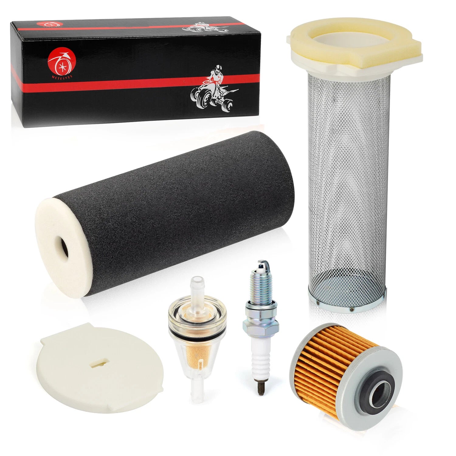 Air Filter Kit & Oil Filter for Yamaha Grizzly 600 YFM600F (1998–2001)